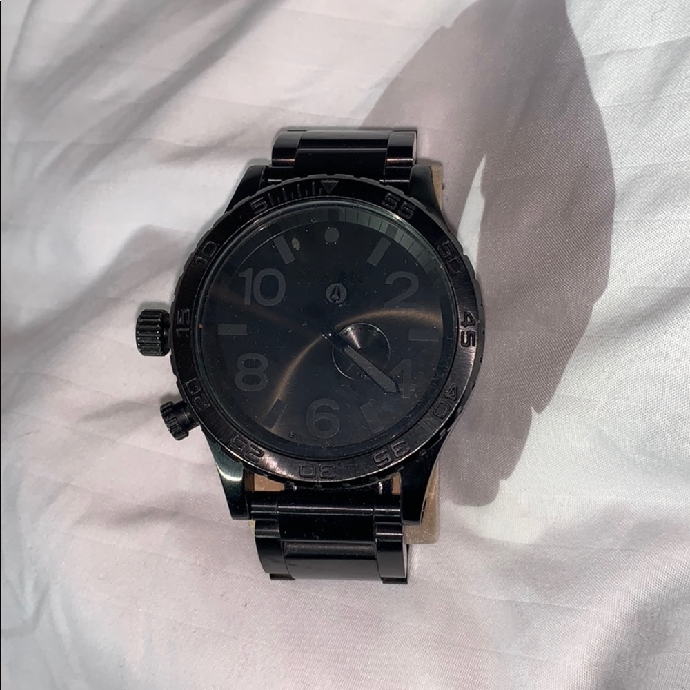Used Nixon 51-30 chrono watch matte black